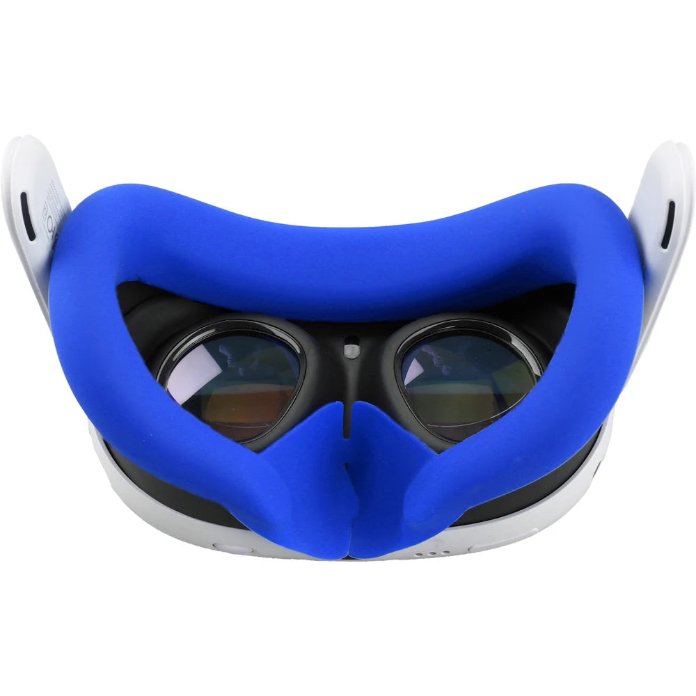 Silicone VR Face Mask For Meta Quest 3 Facial Interface Sweatproof Mask Face Cushion Lightproof Mask Face Cover VR Accessories