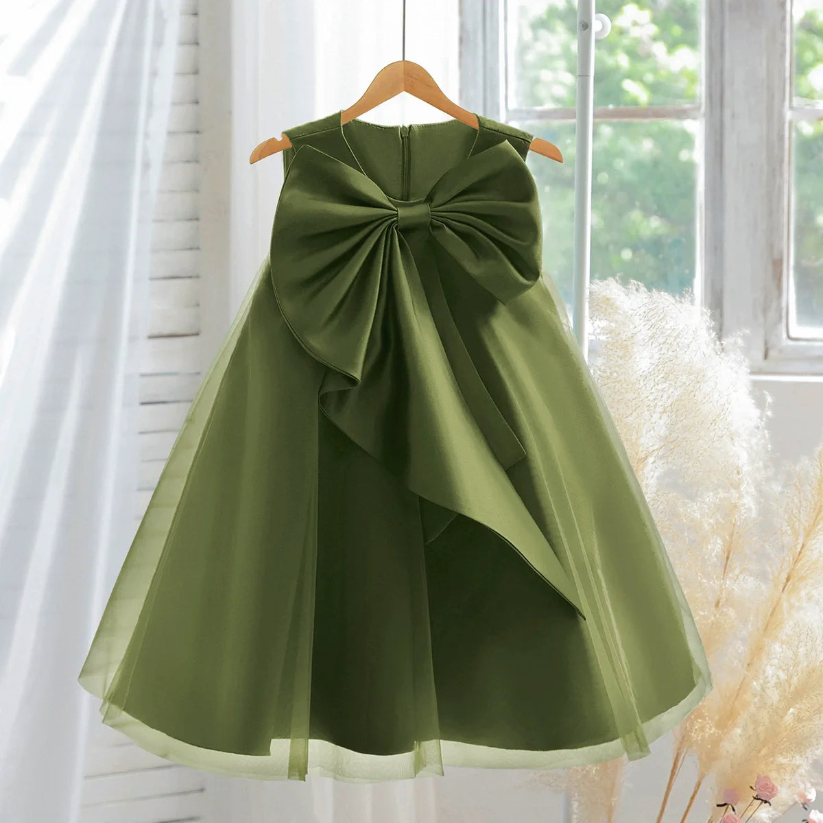 2 3 4 5 6 7 8 Years Summer Girls Dress Sleeveless Bow Elegant Little Princess Dress Piano Performance Costumes New Kids Clothes