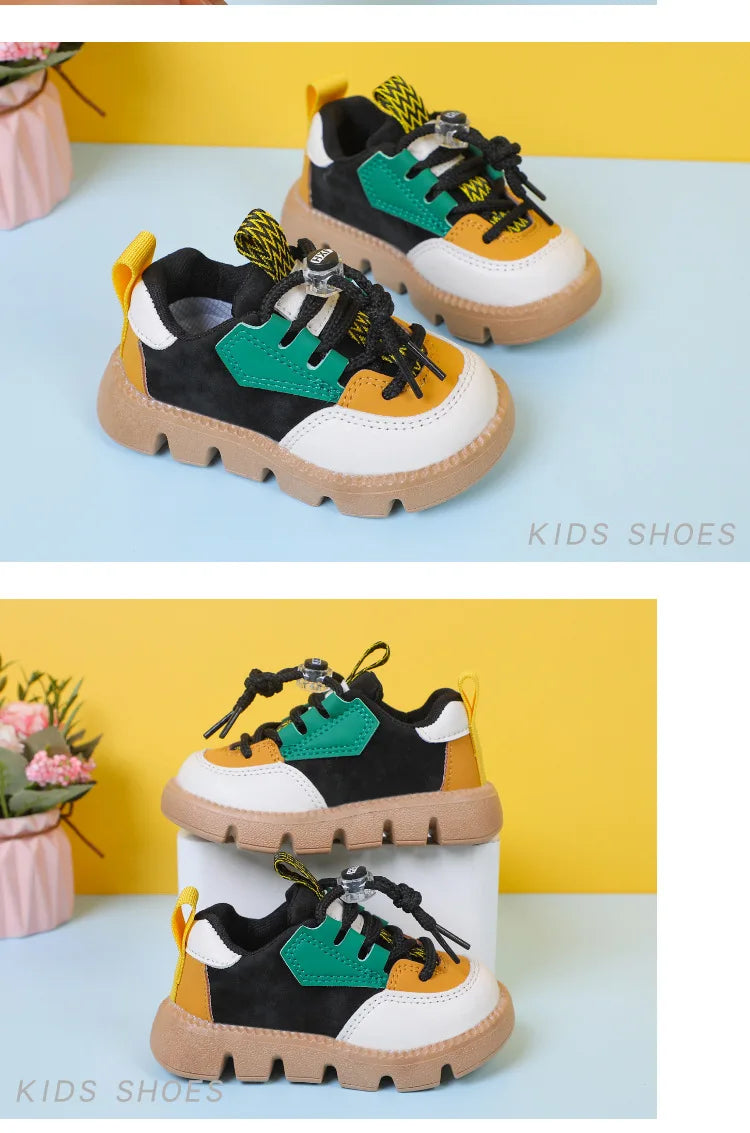 Personalised Flat Heel Children Sneaker Fashion Low Top Kids Shoes Child Leisure Spring Fall tenis Shoes Student Sneakers G10255