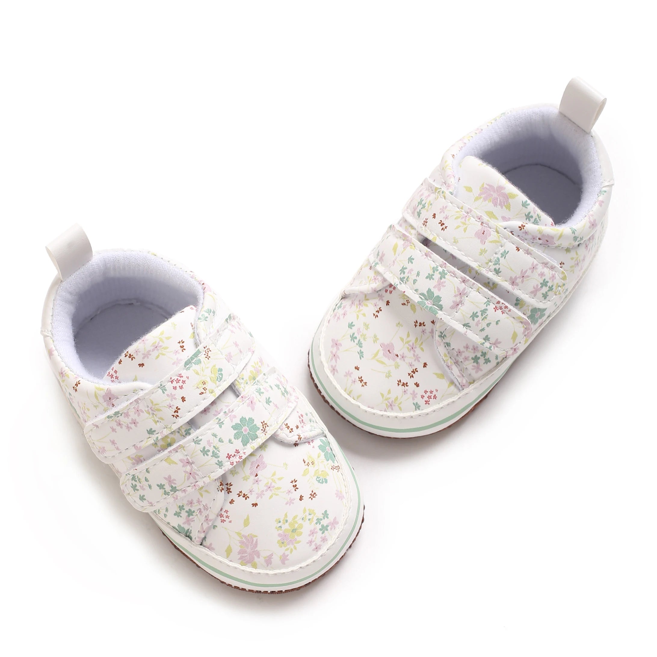 0-18 Months Infant Spring Shoe Newborn Infant Girls and Boys Recreational Baptism Non-Slip Walking Shoe White Soft-soled Sneaker