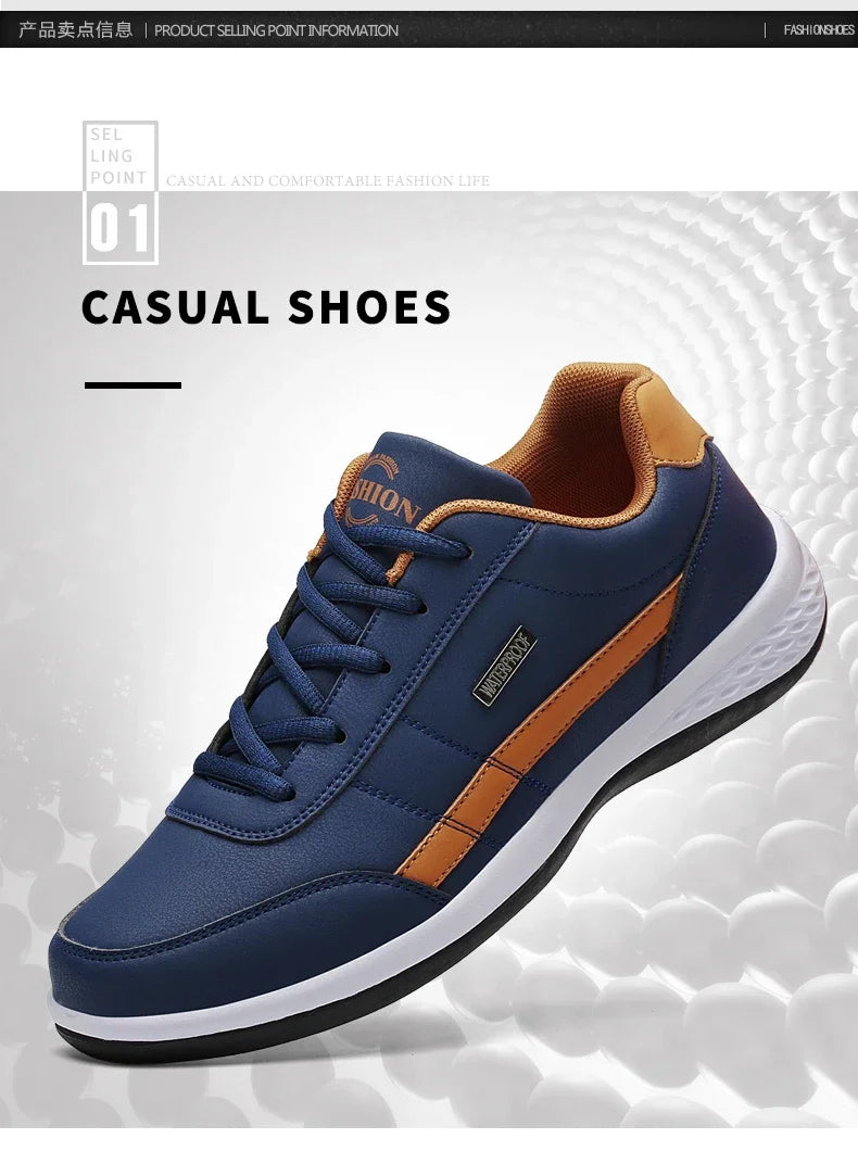 YRZL Men Shoes Sports Sneakers Shoes Non Slip Lightweight Lace Up Leisure Shoe Footwear Tennis Walking Men Shoes Masculino