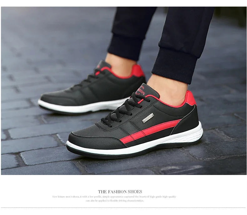 YRZL Men Shoes Sports Sneakers Shoes Non Slip Lightweight Lace Up Leisure Shoe Footwear Tennis Walking Men Shoes Masculino