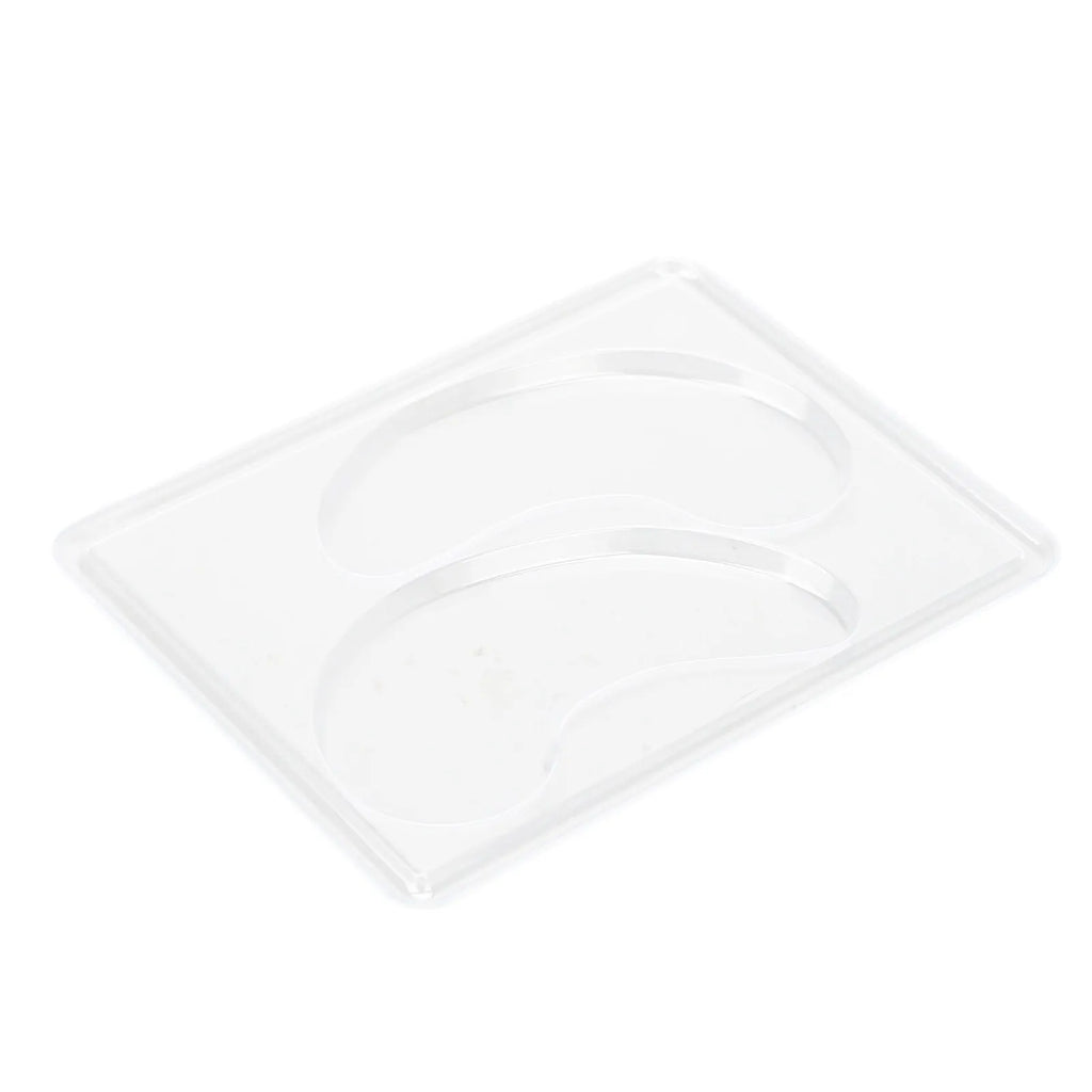 12Pcs Under Eye Patches Molds DIY Healthy Natural Reusable Transparent Eye Mask Patch Tray Plate Face Mask Patch Molds