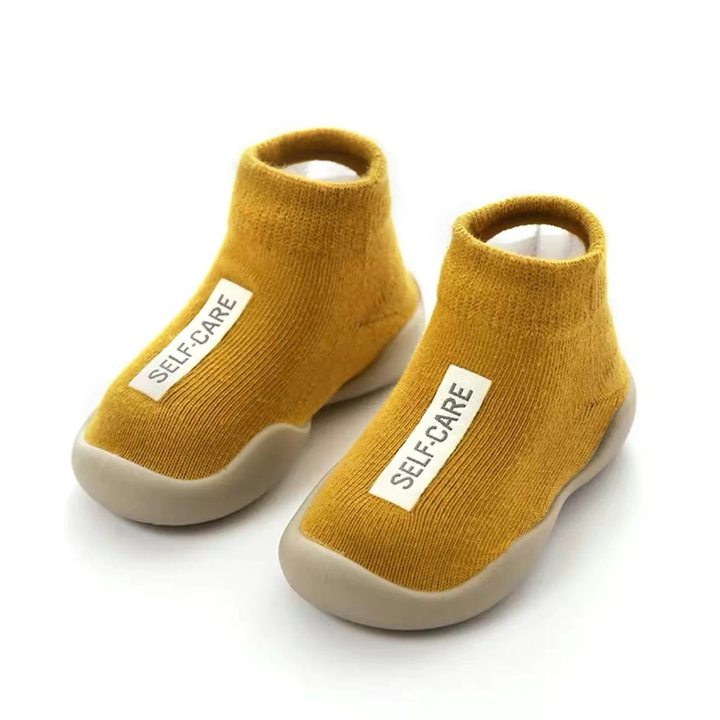 Baby Boys Girls Toddlers Moccasins Non-Skid Indoor Kids Floor Slipper Children Animal Breathable Cotton Knitted Shoes Ideal Gift