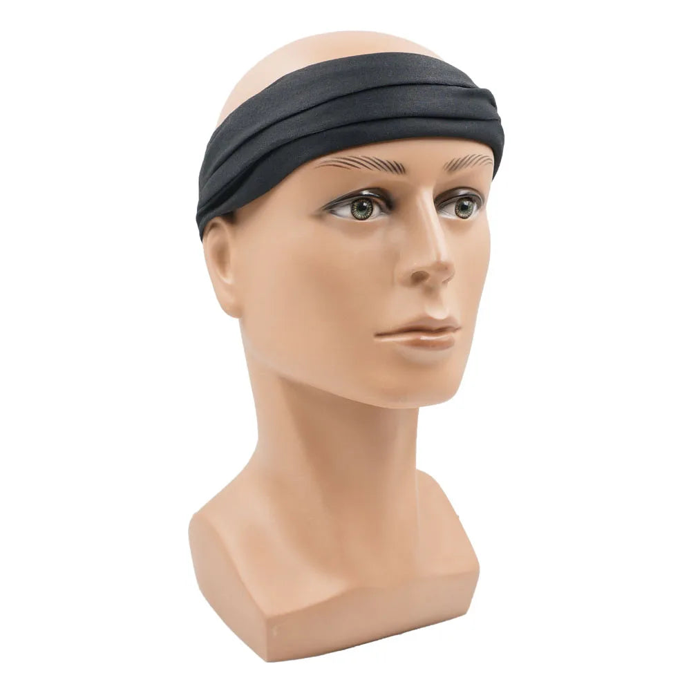 Dark Color Tube Neckchief Outdoor Sports Hair Neck Bandana Gaiter Black Grey Cycling Scarf Hiking Running Headband Men Face Mask