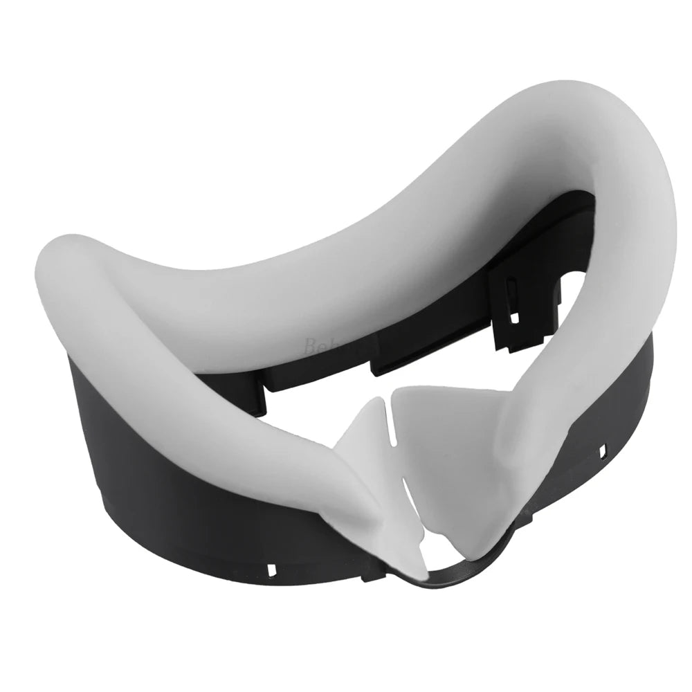 Silicone VR Face Mask For Meta Quest 3 Facial Interface Sweatproof Mask Face Cushion Lightproof Mask Face Cover VR Accessories