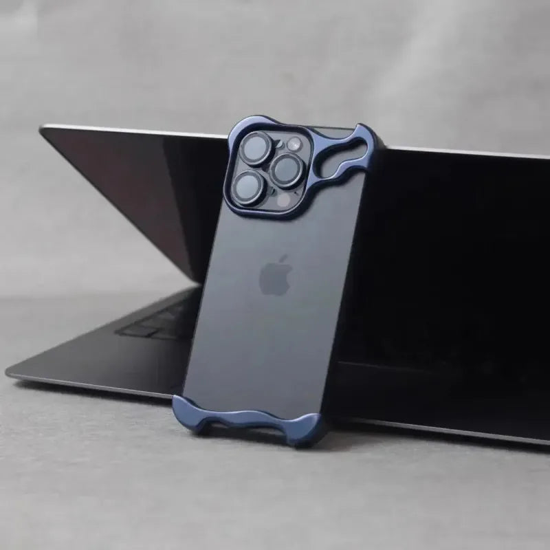 Titanium Metal Phone Case for IPhone 16 15 14 13 Pro Max Lens Film Aluminum Alloy Corner Pad Bumper Shockproof No Border Cover