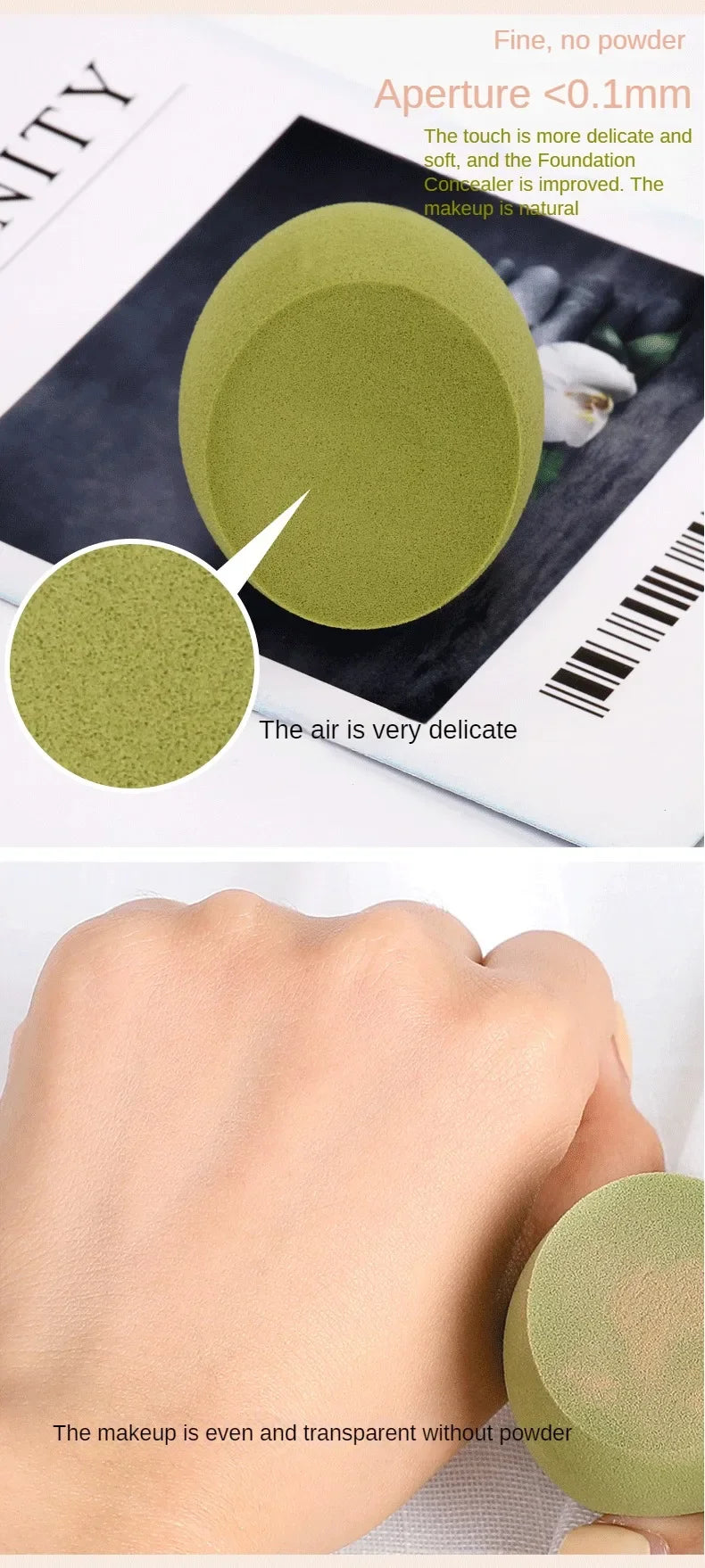 Makeup Blender Cosmetic Puff Makeup Sponge Cushion Foundation Powder Sponge Beauty Tool Women Make Up Accessories