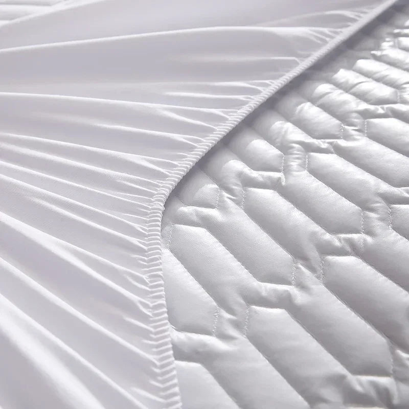 Waterproof Mattress Cover Cartoon Fitted Sheet Home Bedroom Bed Pad Protector Families with Pet Children (without Pillow Case)
