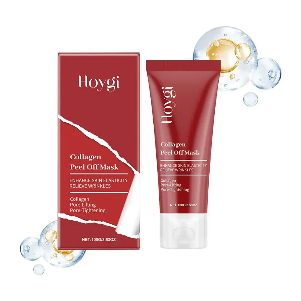 Collagen Peel Off Facial Mask Gently Cleansing Deeply Hydrating Moisturizing Face Mask Korean Skin Care Cream 75ml/100g