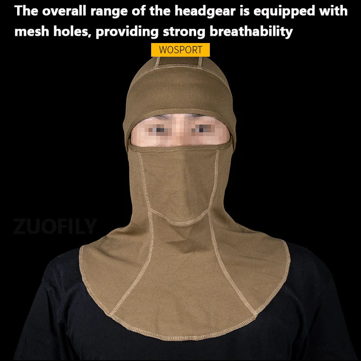 Medieval Style Full Face Mask Knight Headgear Motocross Riding Scarf Airsoft Head Cover Elastic Sunscreen Outdoor Sports Scarfs