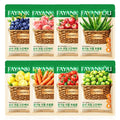 8pcs/kit FAYANKOU Fruit Facial Masks Moisturizing Brightening Hydrating Anti-Aging Face Mask Korean Sheet Masks Skin Care