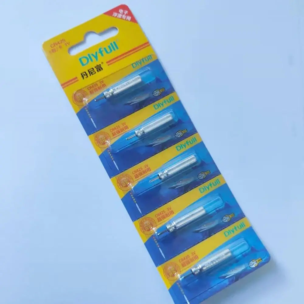 5pcs 425 Battery Fishing Electronic Rod Luminous Stick Light LED Removable Waterproof Float Tackle Night Tackle Plastic