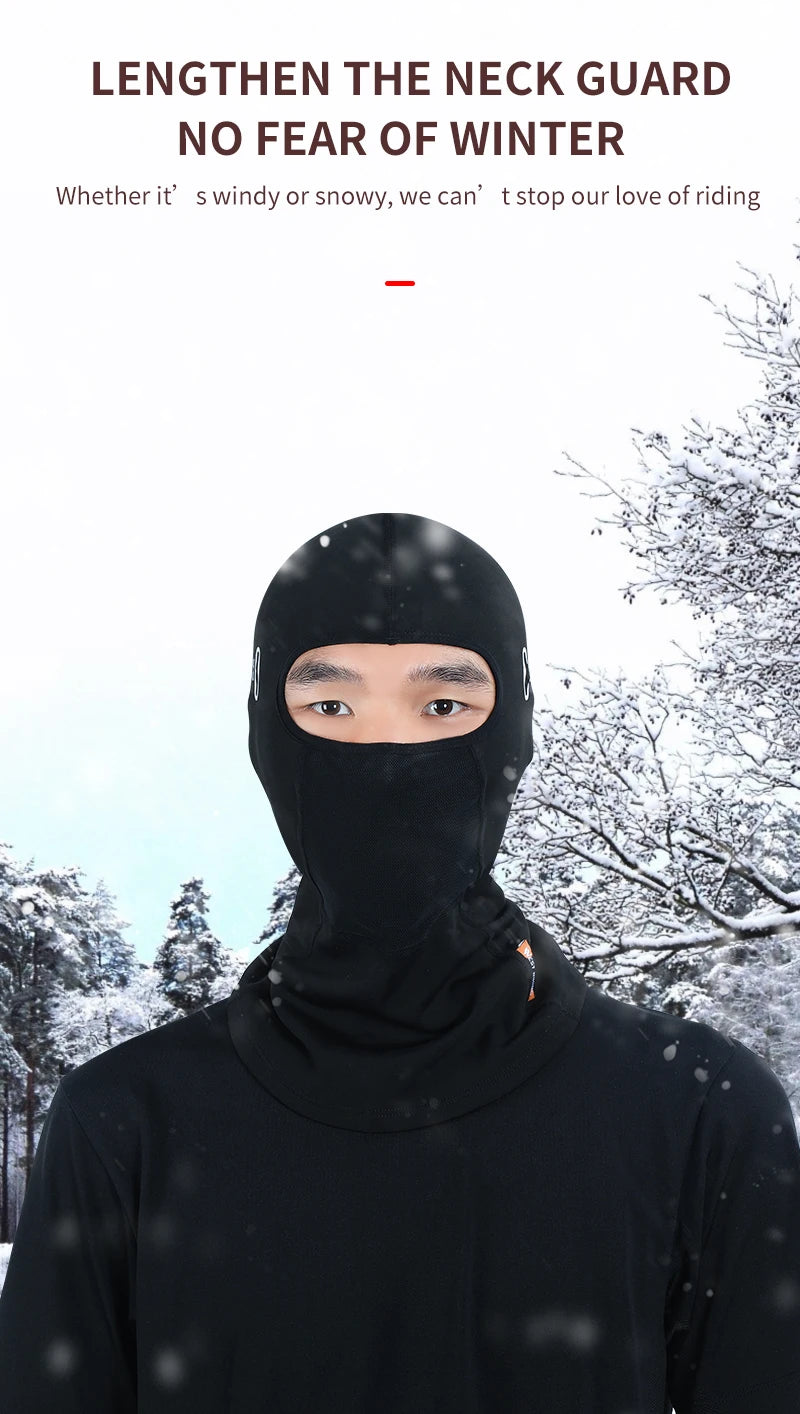 WEST BIKING Full Face Mask Warm Winter Scarf Balaclava Helmet Liner Fishing Skiing Hiking Bike Mask Windproof Breathable Headgea