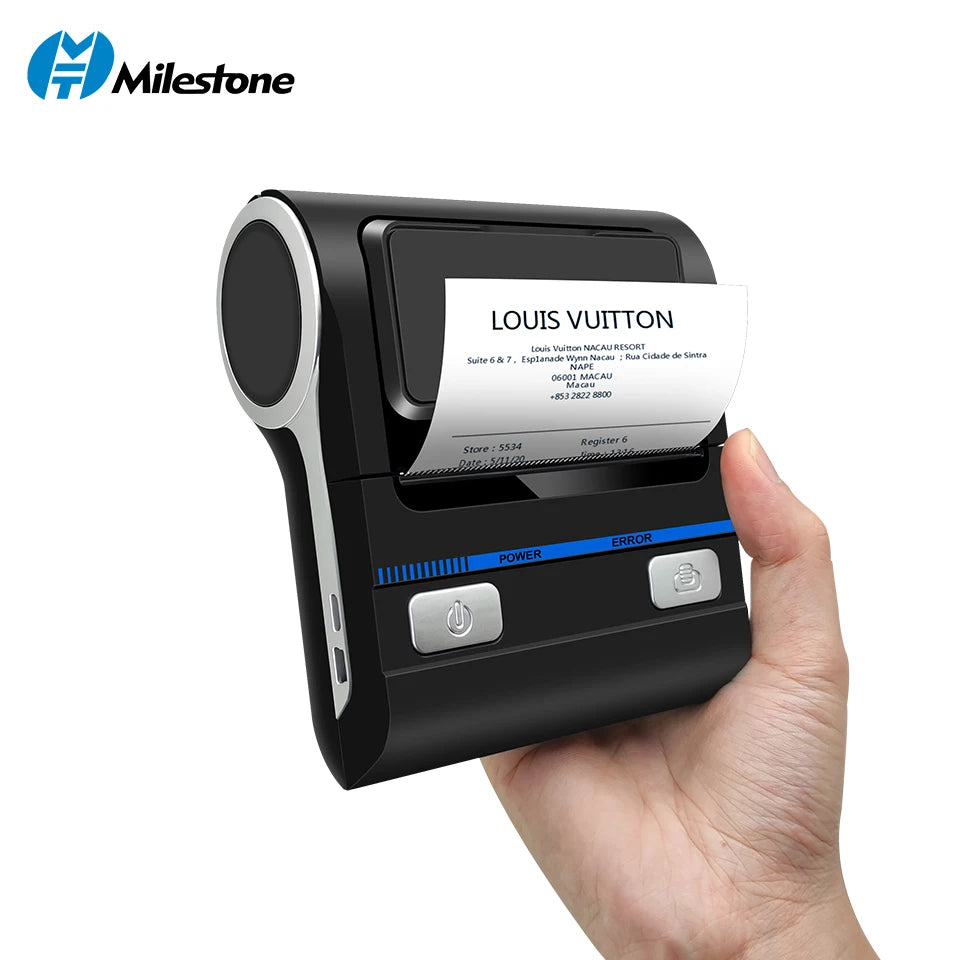 Milestone impresora portátil Cash Register Price Thermal Receipt Printer Impresora Termica Bluethoth кассовый аппарат طابعه Dtf