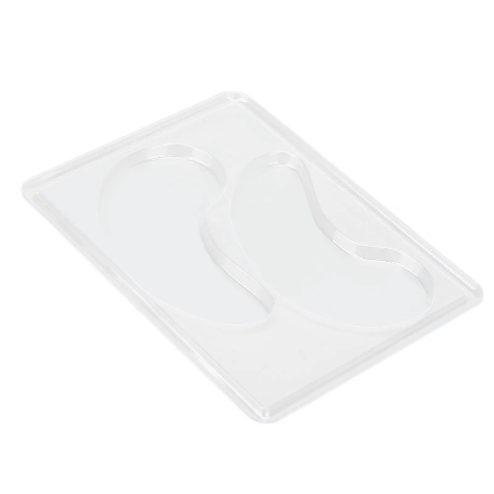 12Pcs Under Eye Patches Molds DIY Healthy Natural Reusable Transparent Eye Mask Patch Tray Plate Face Mask Patch Molds