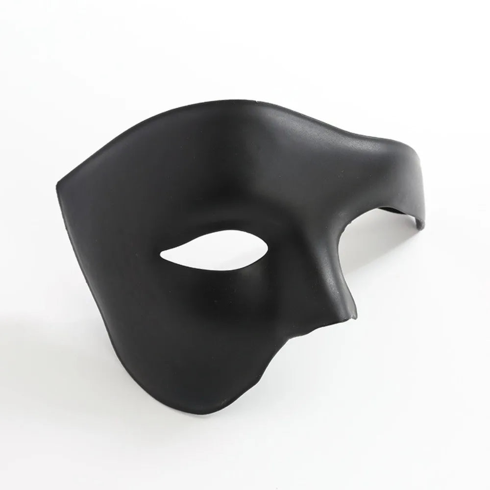 High Quality Plastic Masquerade Cosplay Masks Lightweight Durable Phantom Half Face Mask Thickened Carnival Costume Props