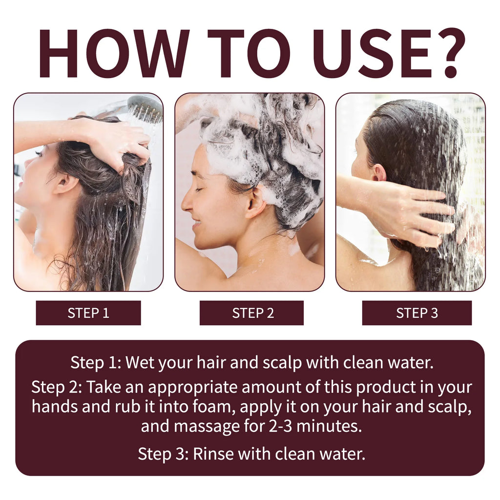 100ML Batana Oil Shampoo Deep Moisturizing Smooth Thick Hair Growth for  Anti Frizz Anti Hair Loss Damaged Hair Keratin Care