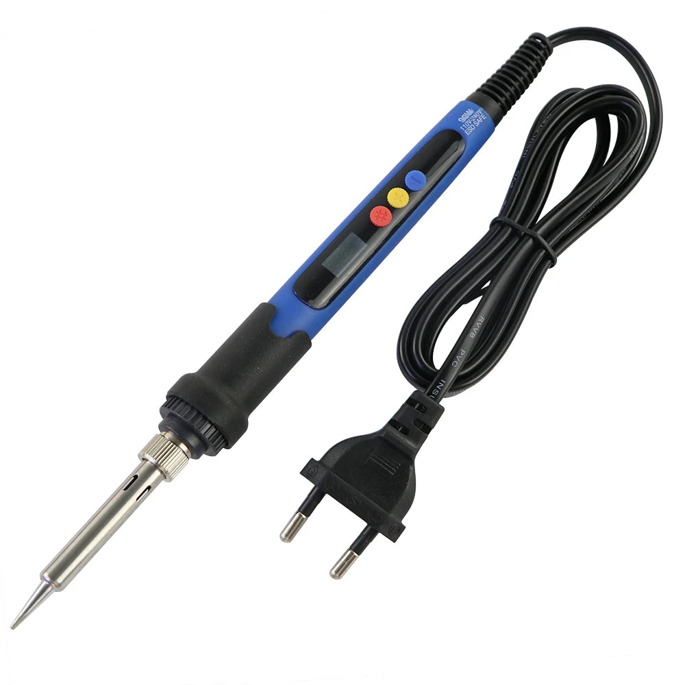 90W Digital Electric Soldering Iron Set With Adjustable Temperature Fast Heat Electronic Repair Tool With Soldering Iron Head