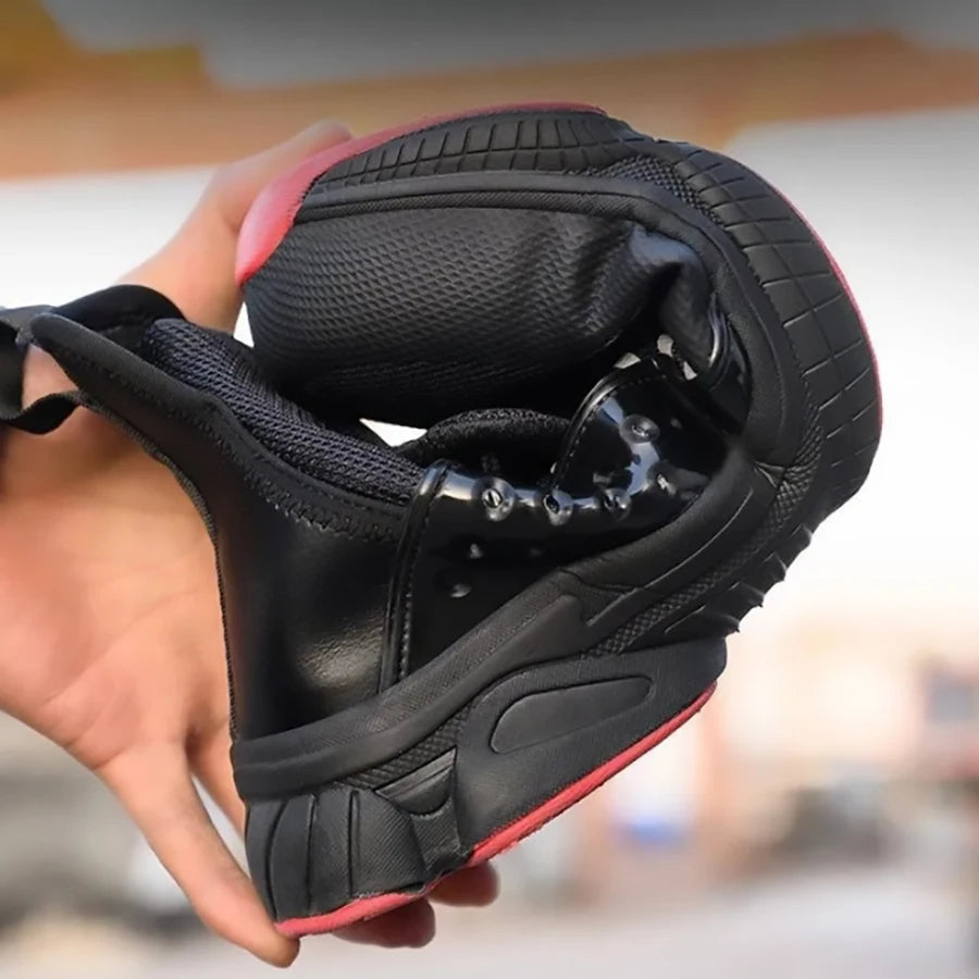 Men's Safety Work Shoes Indestructible Steel Toe Anti-puncture Comfort Protection Boots Outdoor Shoes Four Seasons Men Shoes