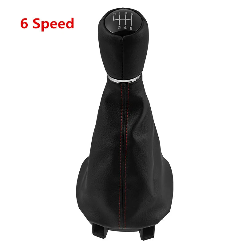 For Seat Leon 1M1 Toledo II MK2 1998-2006 Leather Gear Box Gear Shift Knob Gaitor Boot CoverCar Accessories Replacement Parts