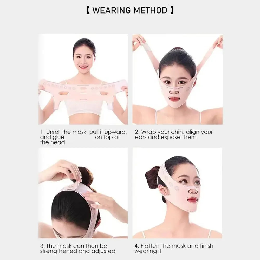 SUN Chin Cheek Slimming Bandage V Shaper V Line Lifting Mask Face Lifting Anti Wrinkle Strap Band Sleeping Mask Beauty Tool