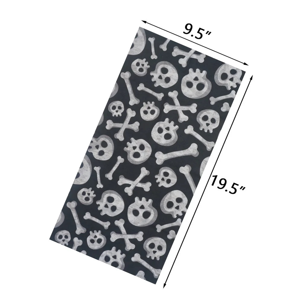 Dark Color Tube Neckchief Outdoor Sports Hair Neck Bandana Gaiter Black Grey Cycling Scarf Hiking Running Headband Men Face Mask