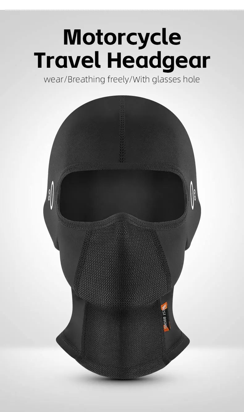 WEST BIKING Full Face Mask Warm Winter Scarf Balaclava Helmet Liner Fishing Skiing Hiking Bike Mask Windproof Breathable Headgea