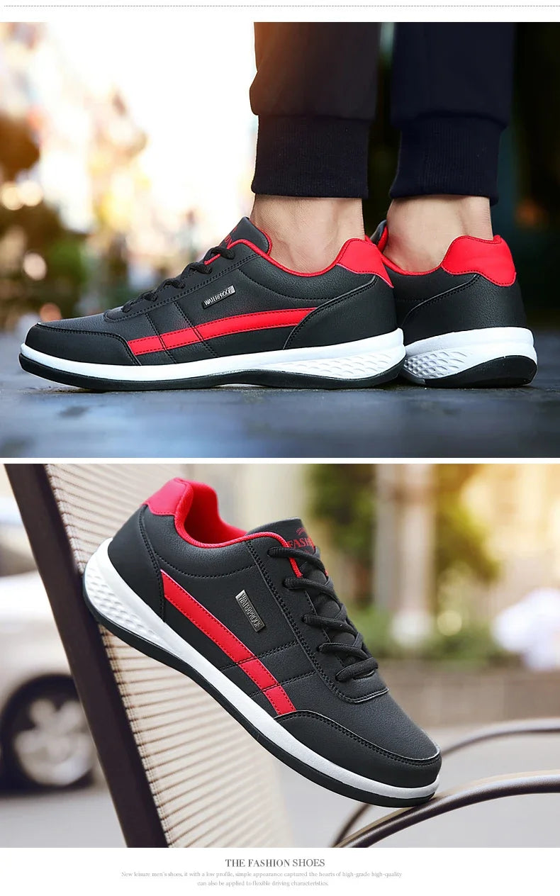 YRZL Men Shoes Sports Sneakers Shoes Non Slip Lightweight Lace Up Leisure Shoe Footwear Tennis Walking Men Shoes Masculino