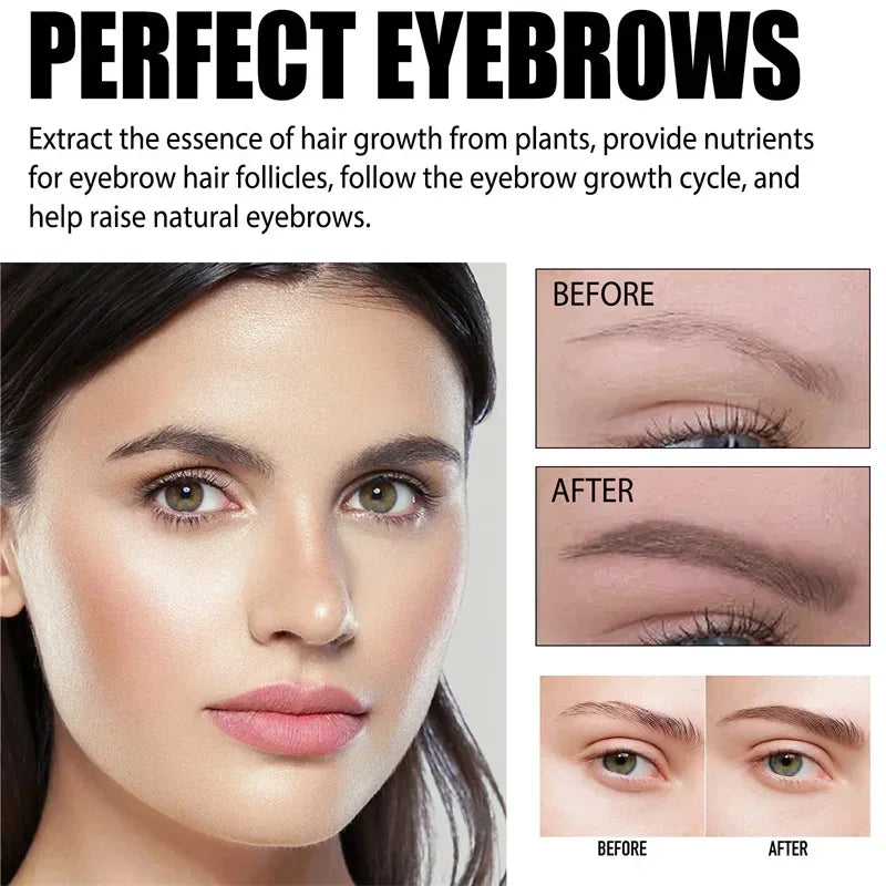 Eyebrow Growth Serum Eyelash Hair Growth Anti Hairs Loss Product Prevent Baldness Fuller Thicker Lengthening Eyebrow Makeup 30ml
