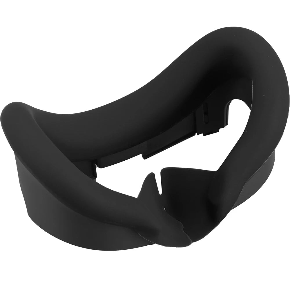 Silicone VR Face Mask For Meta Quest 3 Facial Interface Sweatproof Mask Face Cushion Lightproof Mask Face Cover VR Accessories