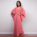 Cover Up Women's Casual Kaftan Plus Size Beach Outfits  Dress Batwing Sleeve Bathing