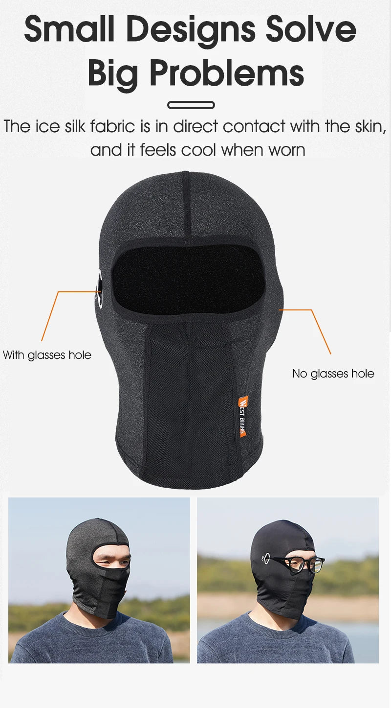 WEST BIKING Full Face Mask Warm Winter Scarf Balaclava Helmet Liner Fishing Skiing Hiking Bike Mask Windproof Breathable Headgea