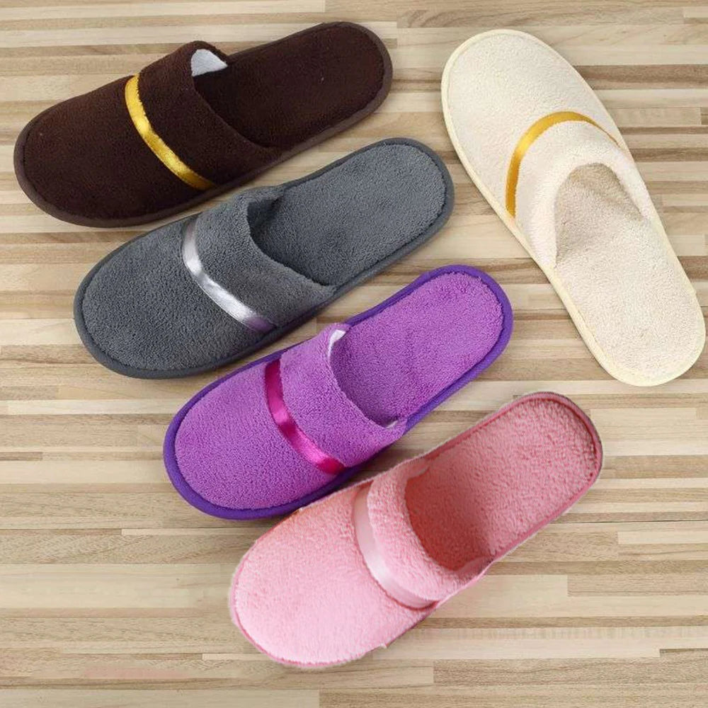 Women Plush Home slippers Spring Warm Fuzzy Slipper Indoor Closed Toe Shoes Household Non Slip Slippers Bedroom Slience slides
