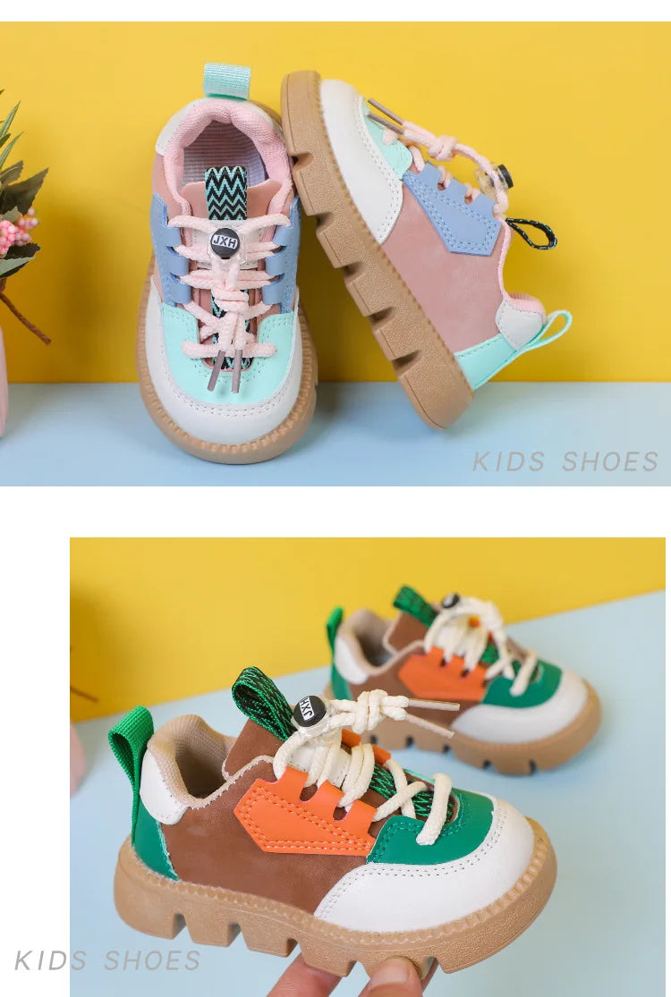 Personalised Flat Heel Children Sneaker Fashion Low Top Kids Shoes Child Leisure Spring Fall tenis Shoes Student Sneakers G10255
