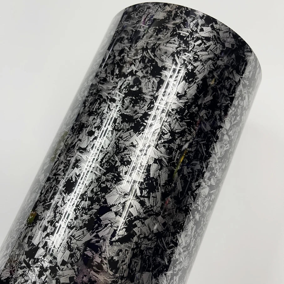 50cm*100cm PET Glossy Carbon Fiber Forged Black blue Red Vinyl Wrap Films Car Motorcycle Self Adhesive Body Film Stickers Auto