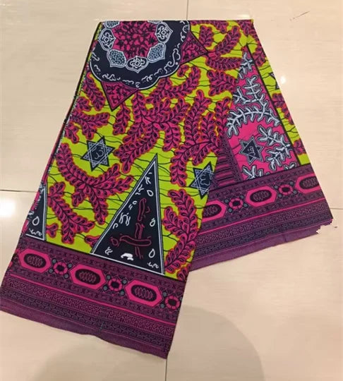 2024 NEW Original Wax High Quality Africain Print Wax Fabric Tissue Wax 100% Cotton 6 yards a pieces for women dress