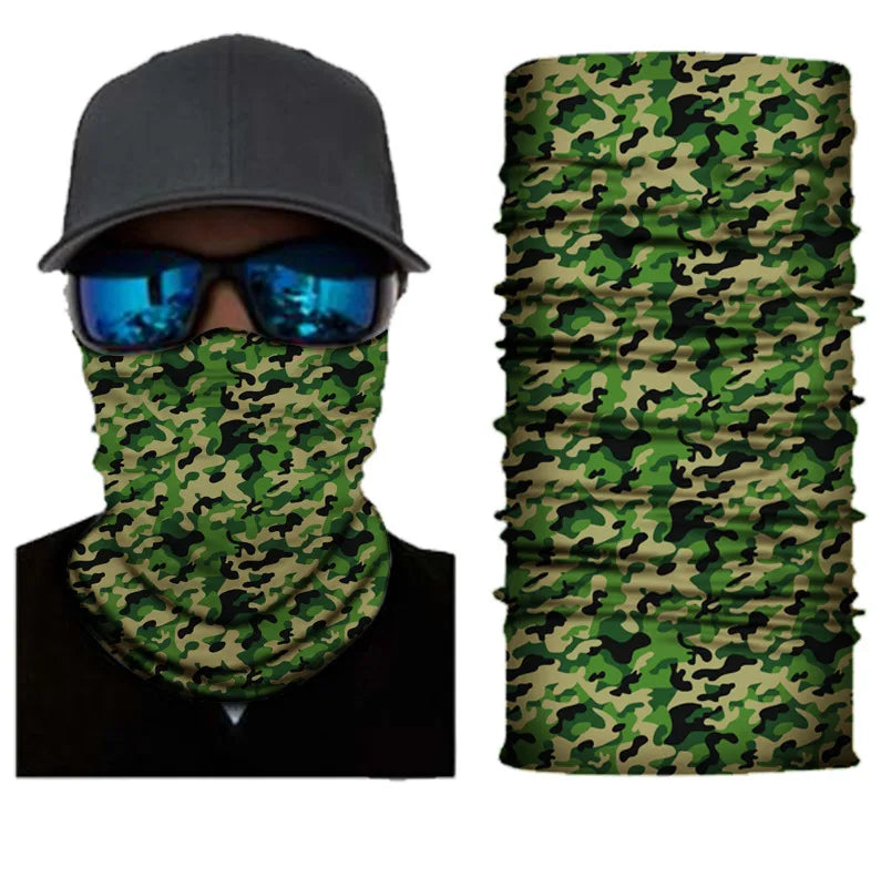 3D Fashion Cycling Face Mask Riding Scarf Breathable Seamless Neck Gaiter Women Bandana Headwear Headband Snood Ski Masks