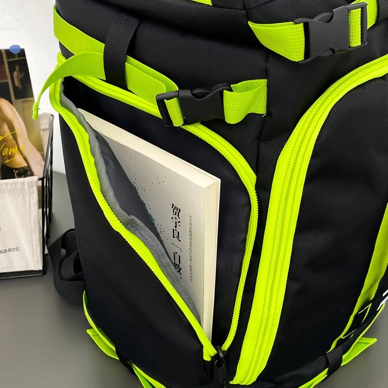 Patchwork Sport Gym Bag Womens Fitness Travel Backpacks Large Waterproof Shoe Pack for Man Sports Camping Basketball Laptop Bags