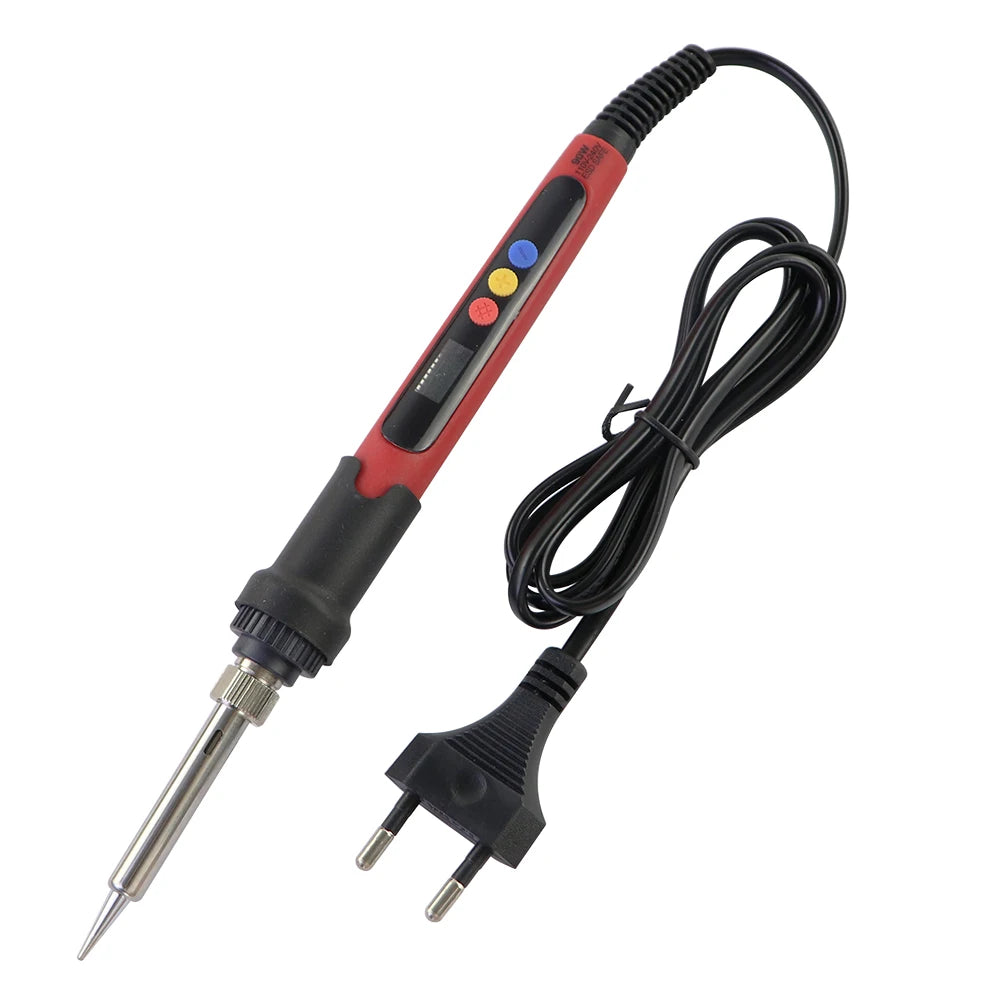 90W Digital Electric Soldering Iron Set With Adjustable Temperature Fast Heat Electronic Repair Tool With Soldering Iron Head