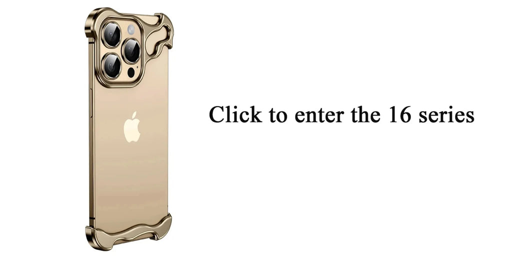 Titanium Metal Phone Case for IPhone 16 15 14 13 Pro Max Lens Film Aluminum Alloy Corner Pad Bumper Shockproof No Border Cover