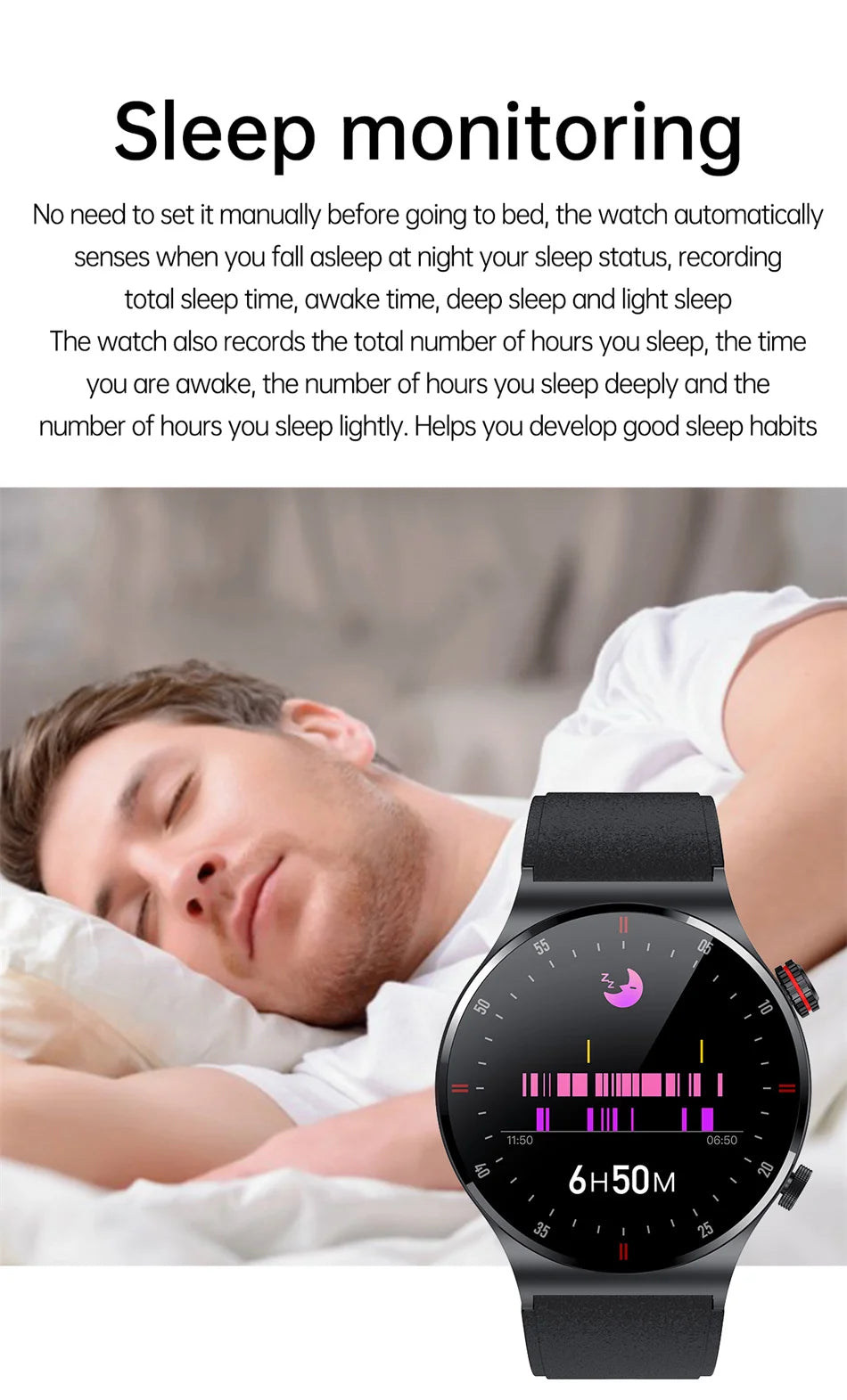 GPS Sports Smartwatch Men Health Monitoring With Heart Rate ECG + PPG 100+ Sports Modes NFC 2026 New Bluetooth Call Smart Watch
