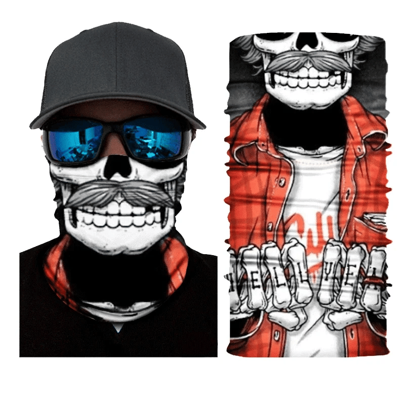 3D Fashion Cycling Face Mask Riding Scarf Breathable Seamless Neck Gaiter Women Bandana Headwear Headband Snood Ski Masks