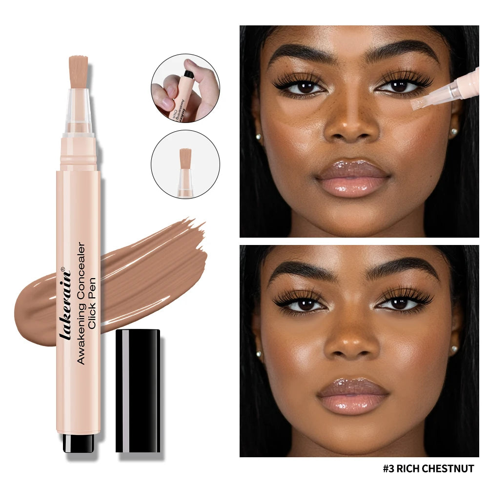 Awakening Concealer Click Pen Brighten， long-lasting ，Hight Coverage Hybrid ，Skincare and Concealer Pen  Makeup