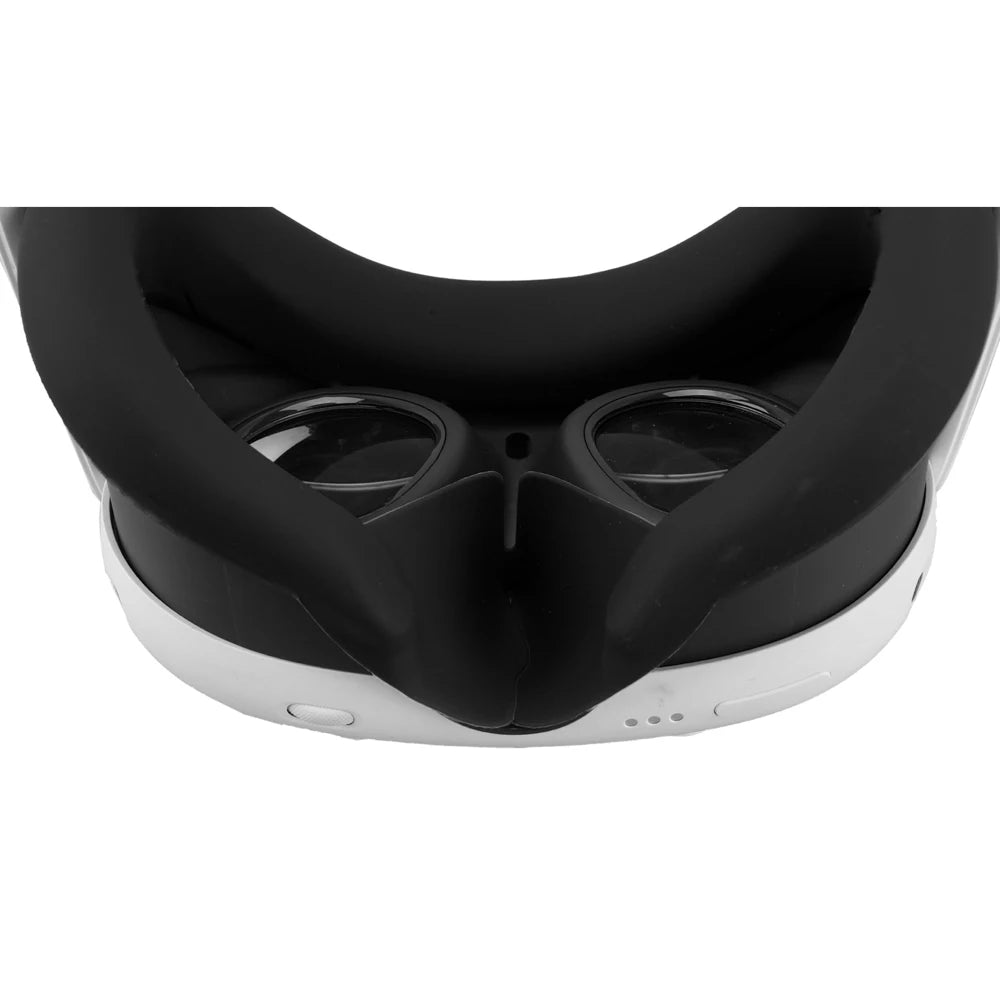 Silicone VR Face Mask For Meta Quest 3 Facial Interface Sweatproof Mask Face Cushion Lightproof Mask Face Cover VR Accessories