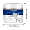 2pcs Snail essence cream with hyaluronic acid,Retinol Moisturizing Firming Lightening Repairing Smooth Skincare Whitening Creams