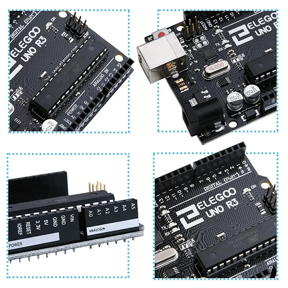 ELEGOO UNO Project Super Starter Kit with Tutorial and UNO R3 Compatible with Arduino IDE DIY Electronic Kit