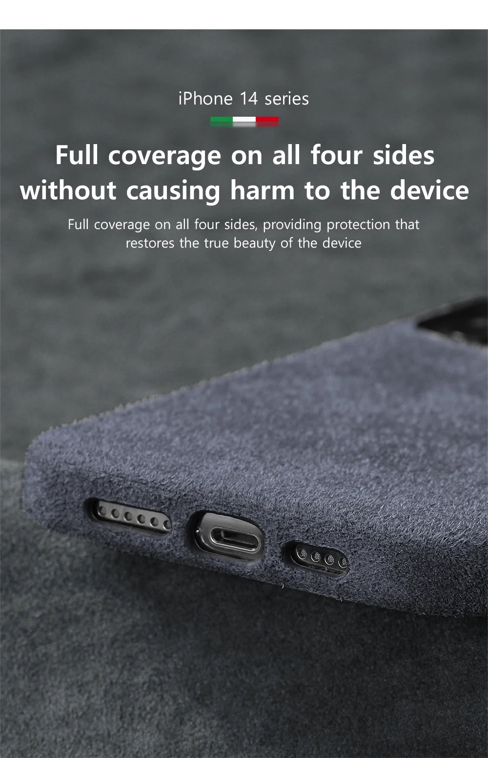 LANGSIDI Brand for Magsafe Phone Case for iPhone 13 mini 13 14 Pro Max 13pro Luxury Fabric protective shockproof fundas