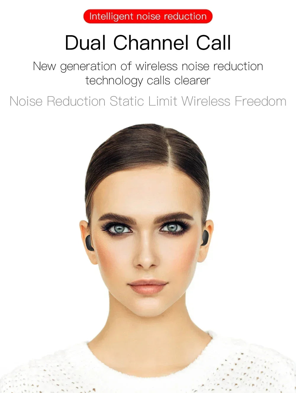 10 pcs Wholesale E6S TWS Wireless Headphones Bluetooth Earphone 5.0 Stereo Headset Earbuds with Microphone for iPhone Xiaomi
