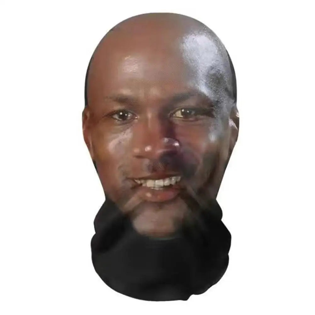 Full Face Mask Celebrity Ball-game Star Face Mask Simulation Kanye Shiesty Mesh Mask For Men Party Supplies Cosplay Props Novel